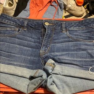 American eagle high waisted shorties